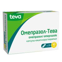Омепразол-Тева капсулы кишечнорастворимые 40мг 28шт миниатюра фото №3