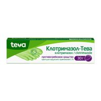 Клотримазол-Тева крем для наружного применения 1% 30г
