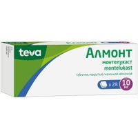 Алмонт таблетки п/о плен. 10мг 28шт миниатюра фото №3