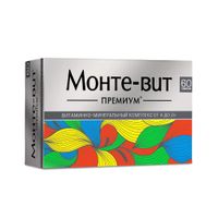 Монте-вит Премиум таблетки 1455мг 60шт