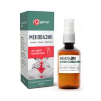 Меновазин с насадкой-распылителем раствор для наружного применения спиртовой 50мл