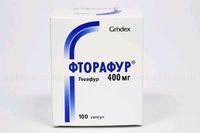 Фторафур капсулы 400мг 100шт