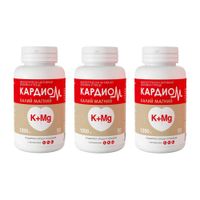 3Х КардиоМ Калий+Магний таблетки п/о 1200мг 50шт