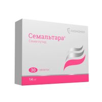Семальтара таблетки 14мг 30шт Семальтара таблетки 14мг 30шт
