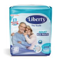 Подгузники-трусики для взрослых Eco Pants Liberty/Либерти 90-125см 10шт р.XL