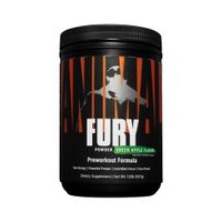 Комплекс предтренировочный вкус зеленого яблока Fury Powder Animal 507г