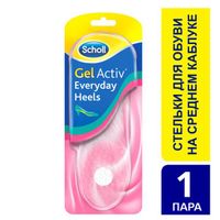 Стельки для обуви на среднем каблуке GelActiv Scholl/Шолл миниатюра фото №2