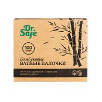 Палочки ватные бамбуковые Dr.Safe/Доктор Сейф 100шт миниатюра фото №3