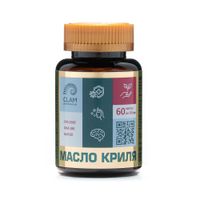 Масло криля комплекс биодоступных Омега-3 и астаксантина ClamPharm капсулы 60шт