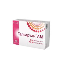 Телсартан АМ таблетки 5мг+40мг 28шт миниатюра фото №2