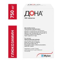 Дона таблетки п/о плен. 750мг 180шт миниатюра фото №3