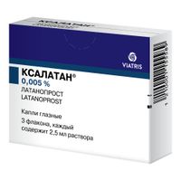 Ксалатан капли глазные 0,005% 2,5мл 3шт миниатюра фото №5