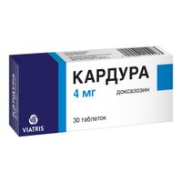Кардура таблетки 4мг 30шт миниатюра фото №2