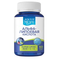 Альфа-липоевая кислота и витаминами С, Е Доктор Море капсулы 700мг 60шт