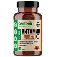 Витамин С OVERvit Over/Овер капсулы 60шт