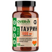 Таурин OVERvit Over/Овер капсулы 60шт