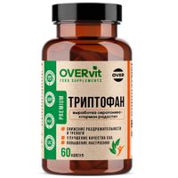 Триптофан OVERvit Over/Овер капсулы 60шт