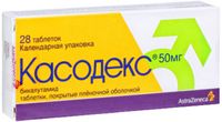 Касодекс таблетки п/о плён. 50мг 28шт