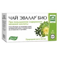 Фиточай при повышенном содержании мочевой кислоты Био Эвалар фильтр-пакеты 1,5г 20шт