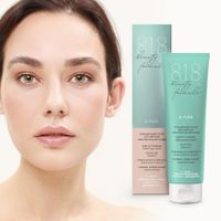 Скраб для жирной чувствительной кожи очищающий Estiqe 8.1.8 Beauty formula туба 100мл миниатюра фото №4