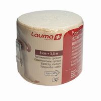 Бинт эластичный средней растяжимости модель 5 Lauma/Лаума 8см х 3,5м миниатюра фото №6