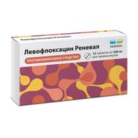 Левофлоксацин Реневал таблетки п/о плен. 500мг 10шт Левофлоксацин Реневал таблетки п/о плен. 500мг 10шт