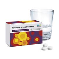 Аторвастатин Реневал таблетки п/о плен. 40мг 90шт миниатюра фото №2
