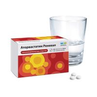 Аторвастатин Реневал таблетки п/о плен. 20мг 90шт миниатюра фото №3