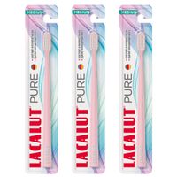 3Х Щетка зубная средней жесткости Pure Lacalut/Лакалют