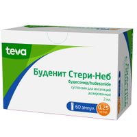Буденит Стери-Неб сусп. д/инг. дозированная 0,25мг/мл 2мл 60шт