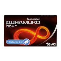 Динамико Лонг таблетки п/о плен. 5мг 14шт