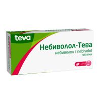 Небиволол-Тева таблетки 5мг 56шт миниатюра фото №3