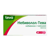 Небиволол-Тева таблетки 5мг 56шт миниатюра фото №2