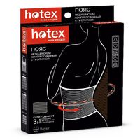 Пояс компрессионный черный Hotex/Хотекс р. универсальный