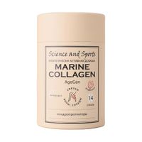 Морской коллаген вкус клубники с хондропротекторами и гесперидином AgeGen Science and Sports стик 14шт