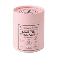 Морской коллаген вкус апельсина альфа-липоевая кислота, В10, чага и куркума WellnessGen Science and Sports стик 30шт миниатюра фото №2