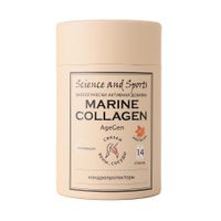 Морской коллаген вкус апельсина с хондропротекторами и гесперидином AgeGen Science and Sports стик 14шт