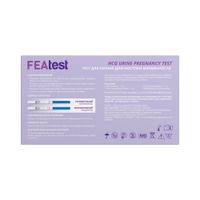 Тест-полоски для ранней диагностики беременности и качественного определения ХГЧ в моче FEAtest/Феатест 5мм миниатюра