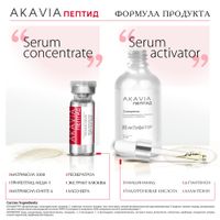 Набор Peptide Акавия: Сыворотка против первых признаков старения амп. 12шт+Активатор фл. 50мл+Дозатор силиконовый 2шт миниатюра фото №6