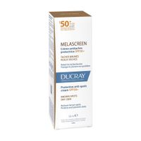 Крем против пигментации защитный SPF50+ Melascreen Ducray/Дюкрэ туба 50мл миниатюра фото №2