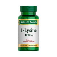 L-лизин 1000мг Nature's Bounty/Нэйчес баунти таблетки 1555мг 60шт