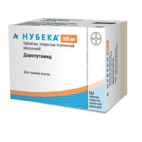 Нубека таблетки п/о плен. 300мг 112шт миниатюра фото №2