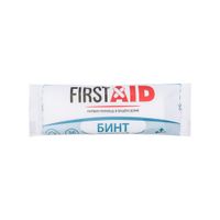 Бинт медицинский нестерильный First Aid/Ферстэйд 5м х 10см