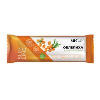 Батончик фруктовый с облепихой неглазированный на фруктозе ABC Healthy Food 30г