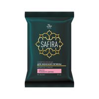 Салфетки влажные для интимной гигиены с маслом розового дерева женские Safira/Сафира 20шт