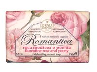 Мыло твердое туалетное роза и пион Romantica Nesti Dante/Нести Данте 250г