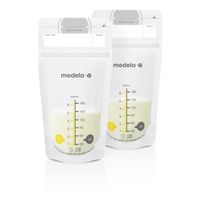 Пакеты для хранения грудного молока одноразовые полимерные Medela/Медела 180мл 50шт миниатюра фото №2