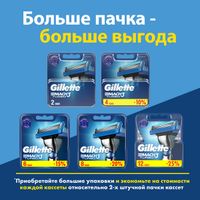 Кассеты для станков Turbo Mach3 Gillette/Жиллетт 4шт (10/13264256) миниатюра фото №8