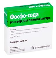 Фосфо-сода раствор для приема внутрь фл. 45мл 2шт