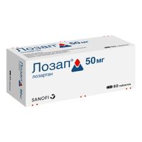 Лозап таблетки п/о плен. 50мг 60шт миниатюра фото №2